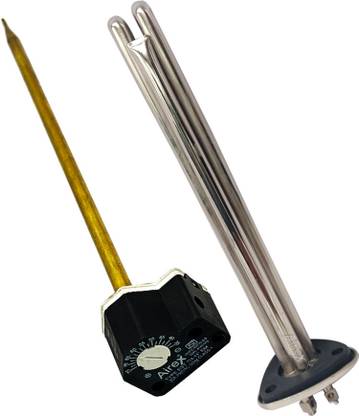 Airex Triangle Geyser Heating Element 2000 W With 7 Inch Thermostat 2000 W Shock Proof Immersion Heater Rod