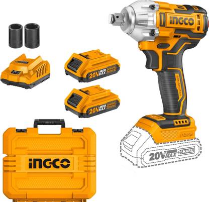 INGCO 20V Brushless Motor Lithium-ion Impact Wrench | CIWLI2035 Cordless Impact Wrench