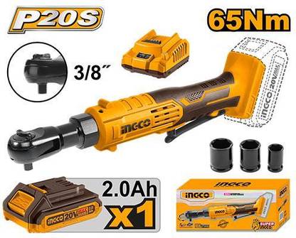 INGCO Lithium-Ion Air Ratchet CDRLI206015 Cordless Impact Wrench