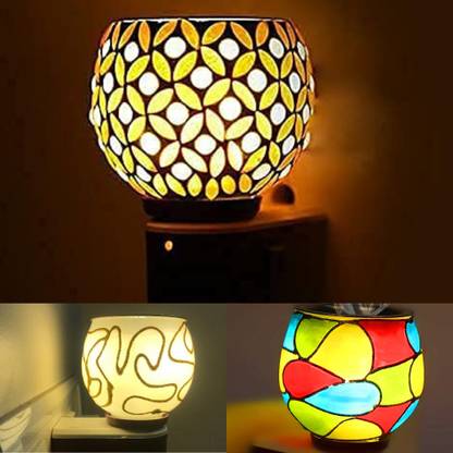 KIDZYMON Electric Incense burner with night lamp I Multi-design (ONE PRODUCT) Ceramic Incense Holder