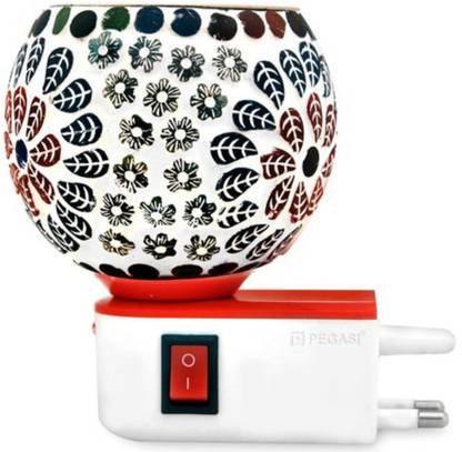 Redhaus Camphor stand along with night lamp//oil diffuser Burning Camphor Ceramic Incense Holder Set