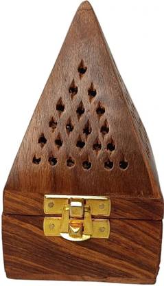 Womenium Craft , Agarbathi Stand, Computer Sambrani Wooden Incense Holder