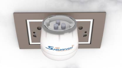 Shivansh Technology Camphor Aroma Oil Diffuser With White Light Night Lamp Pack Of 1 Plastic Incense Holder