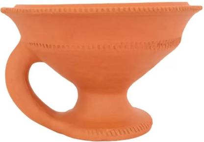 QWGPT Incense Holder DHOOP DANI/ DHOOP STAND/BHOG DANI PACK OF 1 [ BHOOG DANI Ceramic Incense Holder