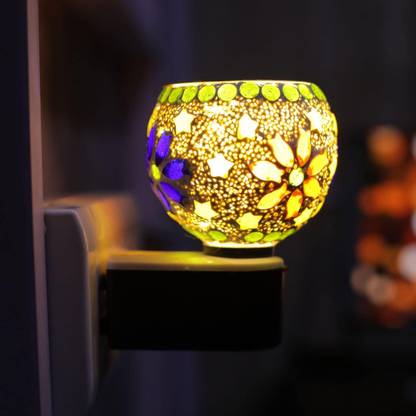 RCK Multipurpose Night lamp Electric Incense Burner, Aroma Kapoor Dani Ceramic Incense Holder