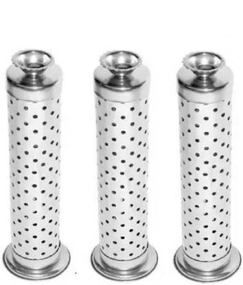 OGU Dhoop Batti Agarbatti Stand Incense Stick Holder with Ash Catcher-3 Pcs.,Silver Stainless Steel Incense Holder
