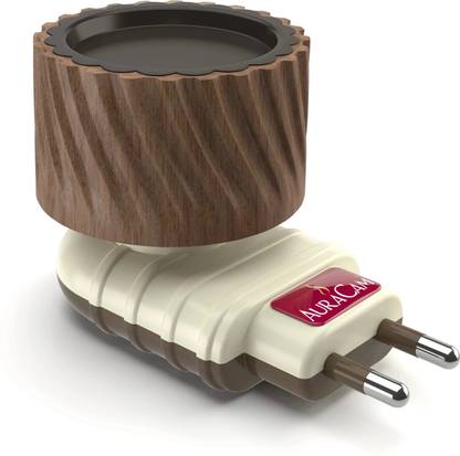 AuraCam Camphor Burner/Essential Oil Diffuser/Kapoor Diffuser/Electric Diffuser/ Wooden Incense Holder