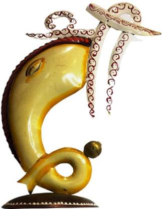 Vandana Collection Ganesh Agarbatti Stand Table Decor, Religious Iron Incense Holder