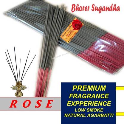 Bhorer Sugandha Rose Incense Stick Agarbatti Rose Fragrance
