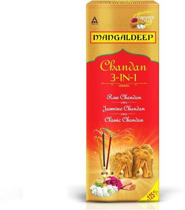 MANGALDEEP Chandan 3in1 Agarbatti