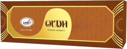 Live Touch Oadh Agarbatti | Pack of 4 x 100 gm | Premium Box Pack, Oadh base