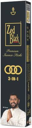 Zed Black Agarbatti Large ZedBlack 3in1, Incense Stick for Pooja, Havan, Incense Stick Dhoop