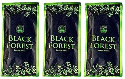 Forest Fragrance BLACK FOREST Premium INCENSE Sticks Pack of 3 FLORAL