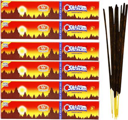 RONAK Box Pack of 6 (10 Stick Per Pack) Panchavati Shivam Agarbatti Incense Sticks Scented