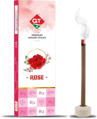GT Premium Dhoop Sticks Rose