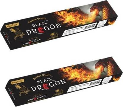 Vishal Creations BLACK DRAGON Mosquito Coil 2 Box / 24 Packet with 240 Sticks Pineapple