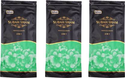 Kailash Subah Sham 2 in 1 Premium Incense Sticks, Collection For Puja & Meditation, PO3 Abhiman & Power