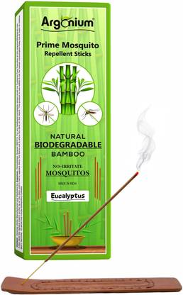 Argonium Eucalyptus Prime Mosquito Repellent Sticks Instant Kill Machar Agarbatti Eucalyptus Prime, Smokeless, Burn Upto 45 Mins