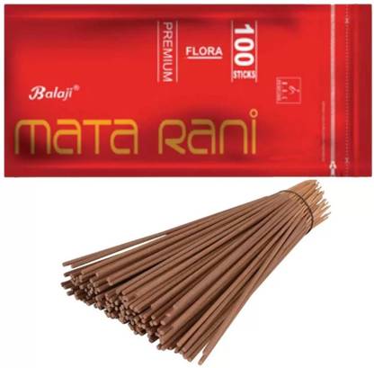 BALAJI AGARBATTI Mata Rani 130 Premium Flora, B.A.C Perfume