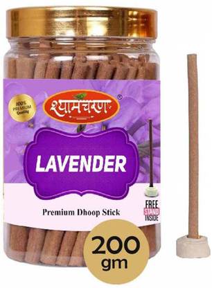 shyamcharan Lavender Dhoop Sticks Lavender(120 Sticks), dhoop, incense sticks, aromatic fragrance