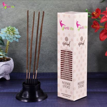 Kriti Life Clove Incense Sticks 100 Pcs 40 Min Burn|Organic Handrolled Agarbatti for Puja Clove