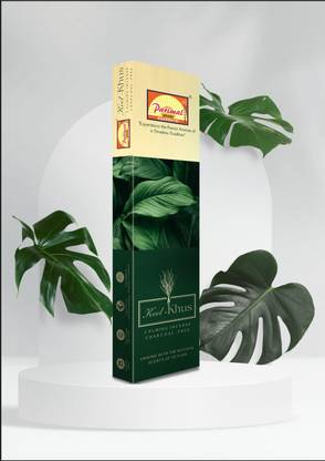 Parimal Kool Khus Incense Sticks |Pack of 3-90GX3=270G | Charcoal Free Incense | Vetiver, Earthy
