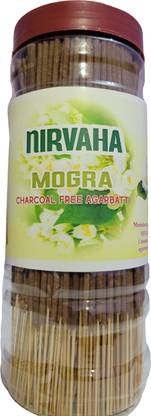 NIRVAHA MOGRA AGARBATTI CHARCOAL FREE MOGRA