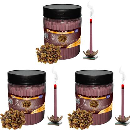 Shankh Guggal Dhoop Stick (Incense Stick) Pack of 600 gram (200 + 200 + 200) Guggal