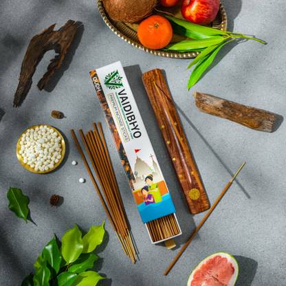 VAIDIBHYO Incense Sticks Herbal Luxurious Oudh Fragrance Perfect for Special Occasions Oudh