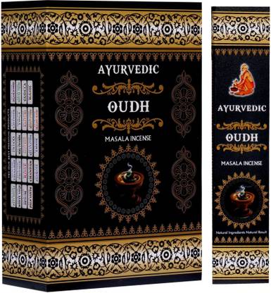 AYURVEDIC A.Oudh Premium Masala Incense Sticks (12 Packs Each Of 15GM)