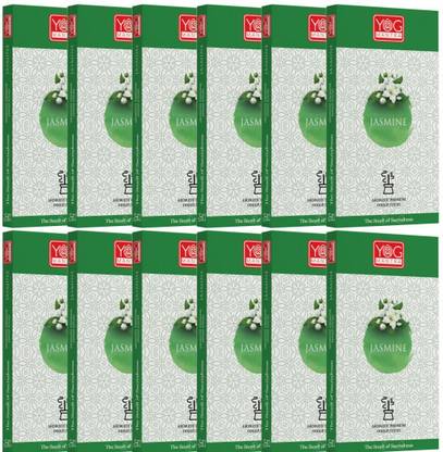 Archita YOG MANTRA JASMINE DHOOPSTICKS PACK of 12 JASMINE