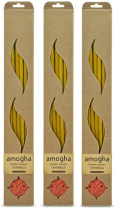 आइरिस अमोघा गार्डन अगरबत्ती सिट्रोनेला फ्रेगरेंस - 3 का पैक अगरबत्ती