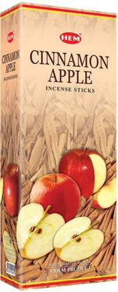 Hem Cinnamon Black Incense Sticks (120 sticks) Agarbatti for Pooja, Freshness, Meditation, Puja Room Items for Aromatic Environment