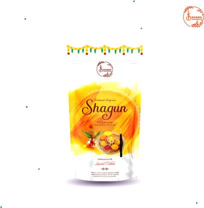 Shagun 100 New Agarbatti Pack , Incense Sticks With Fragrance Ratan Mala