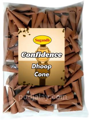 DIVINE Sugandh Confidence Dhoop Cone for Pooja (500 Gram) Confidence