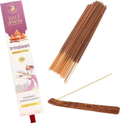 Brij Aroma Vrindavan Fragrance Incense Sticks - Aroma Of Vrindavan Temples Vrindavan