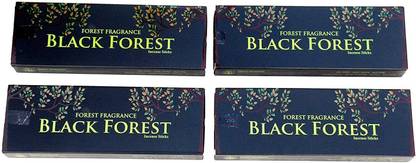 Forest Fragrance Incense Sticks Black Bathi Pack of 4 Boxes Black Bathi