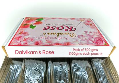 Daivikam Beautiful Rose Fragrance Incense Sticks Beautiful Rose