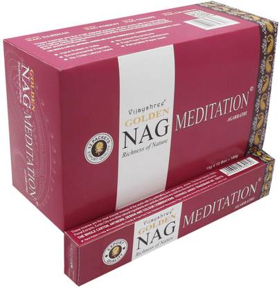Agarbatti Golden Nag Meditation Incense Stick And Free Stand Natural Fragrance Masala Agarbatti
