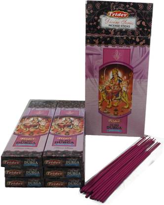TRIDEV Jai Maa Durga Agarbatti Masala Incense Stick, Long Lasting Fragrance