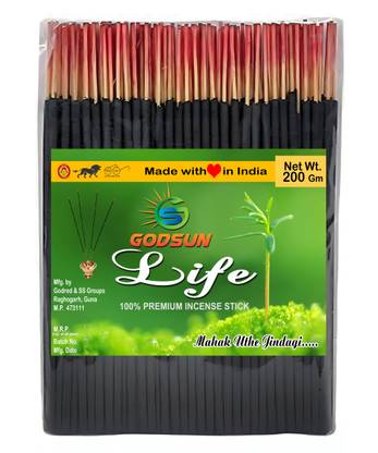 GODSUN Life premium agarbatti for temple pooja yoga meditation life incense Sticks