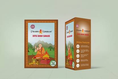 JPSR Divya Havan Samagri | Charcoal Free | Combination of 24 Most Sacred Ingredients Nature Inspired Fragrance