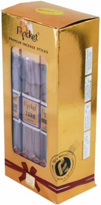Rocket Premium Incense Sticks (NET Weight : 100 g Each) Pack of 6 Different Aroma Floral