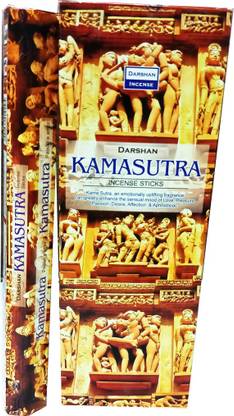 Quickcollection Darshan Kamasutra Incense Stick Agarbatti Long Lasting Fragrance Set of 6 (90 Units)