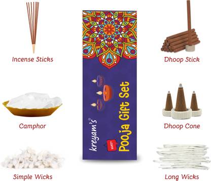 Kreyam's Pooja Kit gift set For Pooja Items