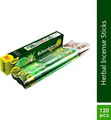 Eyetex Subanithra Herbal Incense Sticks, Wholesale Pack, Mosquito Agarbatti with Natural Actives