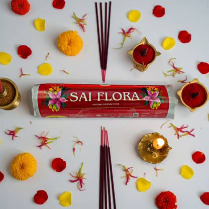 Fragrance of Virtue SAI FLORA Fragrance agarbatti/incense stick for pooja and daily use SAI FLORA