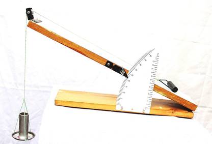 Kambojtraders Inclined Plane & Friction Board, Fitted with Arc Inclined Plane Apparatus