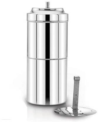 Bhavana Stainless Steel Filter Coffee Maker Big Size,6-8 cups, 400 ml Indian Coffee Filter