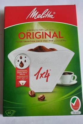 Melitta Coffee Filter Paper 1X4 (40pcs) Indian Coffee Filter